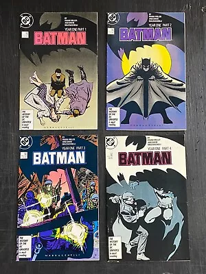 Buy Batman (1940) #'s 404 405 406 407 Complete VF- (7.5)  Year One  Lot Frank Miller • 60.31£
