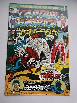 Buy Marvel: Captain America & The Falcon #169, 1st Moonstone, Vs Tumbler, 1974, Vf!! • 23.98£