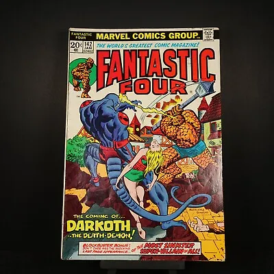 Buy Fantastic Four #142 - Marvel Comics - 1974 - 8.5 • 18.49£