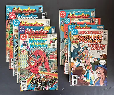 Buy DC Comics WONDER WOMAN Vintage Comic Book Lot Issues #280-288 • 71.96£