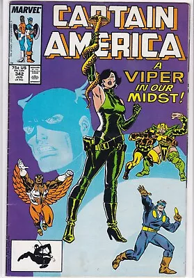 Buy Marvel Comics Captain America Vol. 1 #342 June 1988 Fast P&p Same Day Dispatch • 8.99£