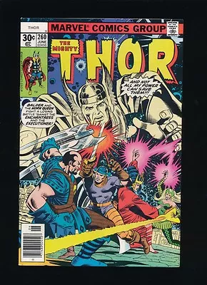 Buy Thor #260 Marvel 6/77 1st Appearance Phoenix Of Freedom Doomsday Star *unpressed • 7.90£