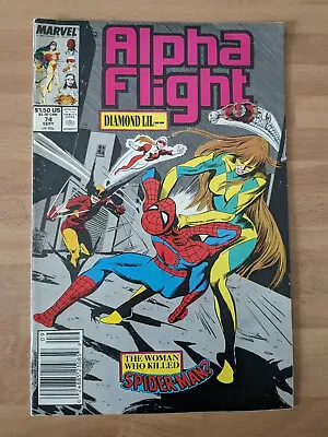 Buy Alpha Flight Vol.1 #74 (marvel 1989) - Fn/vf • 2.50£