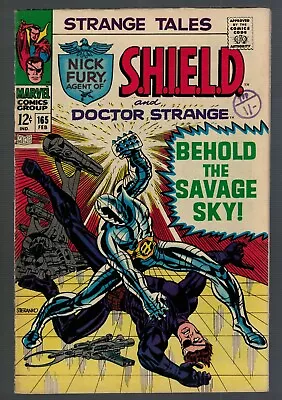 Buy Marvel Comics Strange Tales 165  FN 6.0  Strange Fantastic Four 1967  • 29.99£