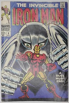 Buy Iron Man #8 Silver Age Iron Man Marvel Comics (1968) • 19.95£