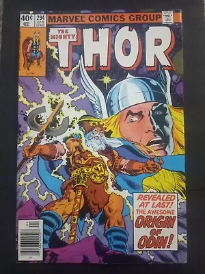 Buy Thor #294 FN/VF Origin Of Odin!! 1980  • 3.97£
