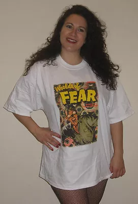 Buy Worlds Of Fear #10 XL T-Shirt! Classic Eyeball Horror Cvr! Brand New Never Worn • 19.89£
