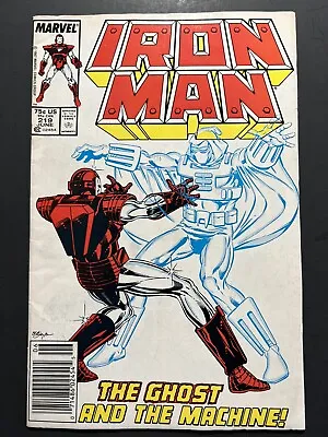 Buy Iron Man #219 1987 1st. Ghost NEWSSTAND Marvel • 6.43£