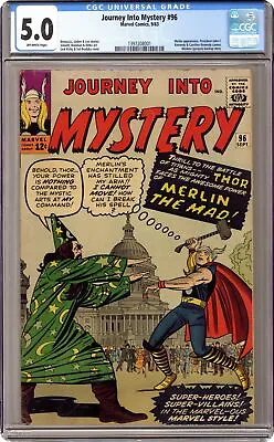 Buy Thor Journey Into Mystery #96 CGC 5.0 1963 1397208001 • 216.78£