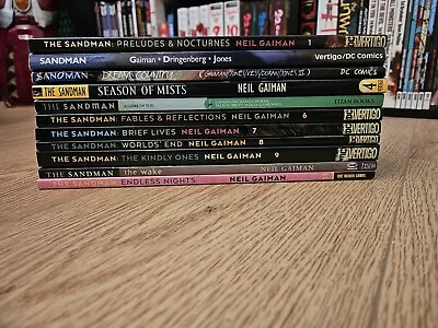 Buy Sandman Graphic Novel Set Vol 1-11 Complete Neil Gaiman • 90£