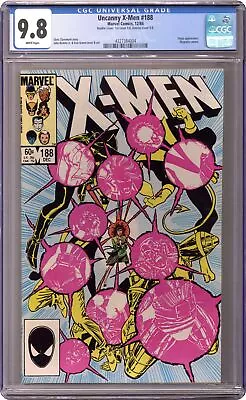 Buy Uncanny X-Men #188D CGC 9.8 1984 4327384004 • 213.13£