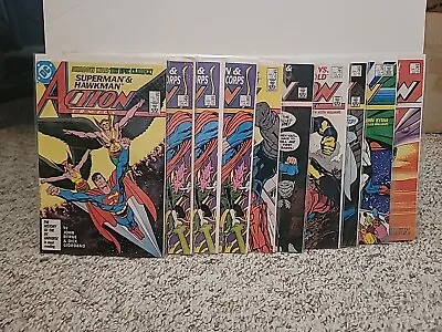 Buy Action Comics 10 Issue Lot 588-598 • 7.08£
