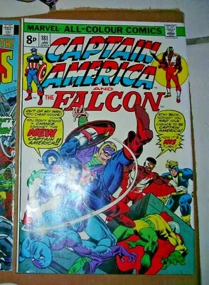 Buy Captain America # 181 Marvel Comics January 1975 Nomad Viper Fvf Pence Key! More • 6.95£