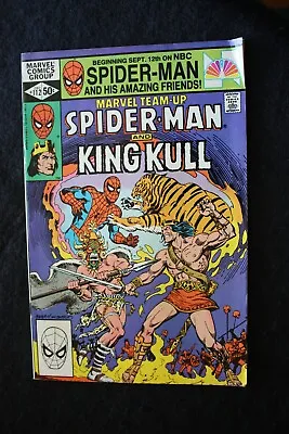 Buy SPIDER-MAN & KING KULL #112 1981 MARVEL TEAM-UP Comic • 5.95£