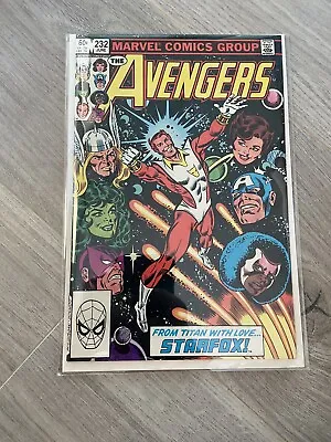 Buy Avengers #232 - 1st Eros As Starfox / Joins Avengers - Eternals MCU Marvel 1983 • 15£