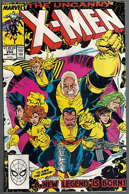 Buy Uncanny X-Men 254   New Team!   VF  1989 Marvel Comic • 4.70£