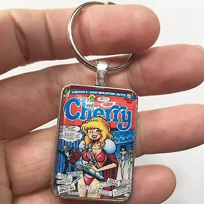 Buy Cherry #10 Cover Pendant With Key Ring And Necklace Comic Book Jewelry Poptart • 12.29£