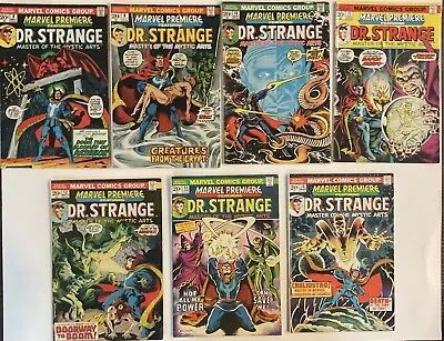 Buy Marvel Premiere #8-14 ~ 1973-1974 Marvel~ 7 Bronze Age Issues ~ F- To F/vf • 65.47£