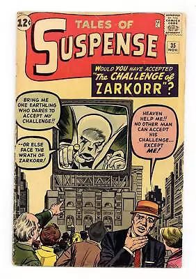 Buy Tales Of Suspense #35 GD+ 2.5 1962 • 70.36£