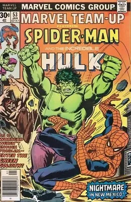 Buy Marvel Team Up #53 ORIGINAL Vintage 1977 Amazing Spiderman Hulk • 39.57£