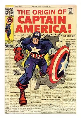 Buy Captain America #109 FN+ 6.5 1969 • 158.12£