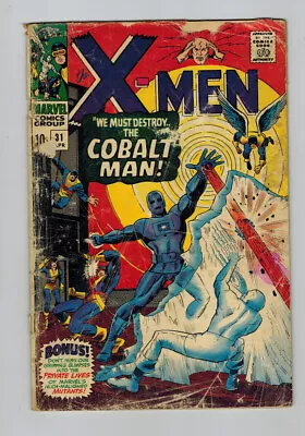 Buy Uncanny X-Men (1963) #  31 UK Price (1.8-GD-) (265946) 1967 • 20.25£