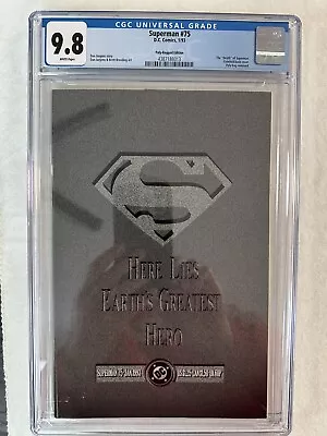 Buy Superman 75 CGC  Poly-Bagged Edition 9.8 NM/M • 119.15£