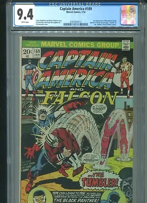 Buy Captain America #169 CGC 9.4 (1974) Black Panther & 1st First Moonstone In Cameo • 137.97£