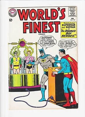 Buy World's Finest Comics 147 DC SILVER Age Batman Superman Aquaman 1965 BIG FRANKIE • 16.07£