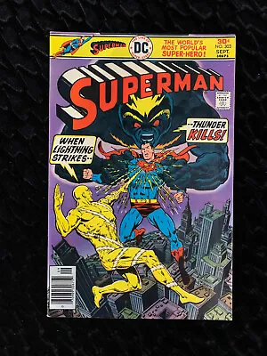 Buy SUPERMAN Vol. 1,  # 303 /    When Lightning Strikes... Thunder Kills   / 1976 • 13.45£