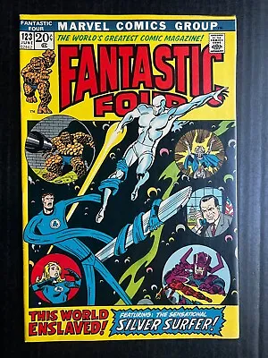 Buy FANTASTIC FOUR #123 June 1972 Vintage Marvel Comics KEY ISSUE VS Silver Surfer • 39.64£