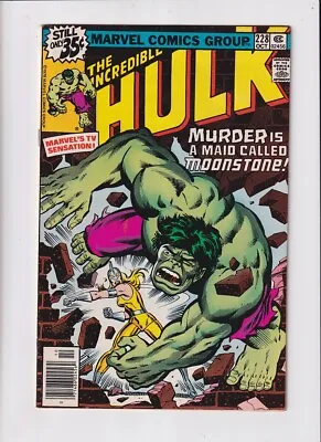 Buy Incredible Hulk (1962) # 228 (7.5-VF-) (628864) 1st Moonstone 1978 • 33.75£