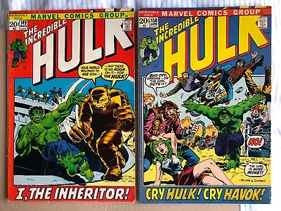 Buy Incredible Hulk 149,150,151,152,154,163,164,165,167,168,169,184 Fantastic Four • 94.99£