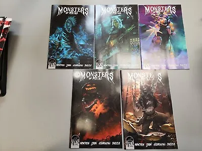 Buy Monsters Of Metal #1A, B,C,D,E Opus | 5 Comic Lot • 15.93£