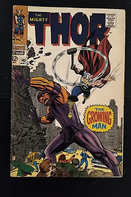 Buy Thor #140 & 142 The Growing Man 1967 VG/FN Jack Kirby & Stan Lee • 20.11£