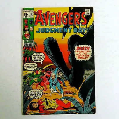 Buy Avengers 90 (1971) Captain Marvel Marvel OT • 20.66£