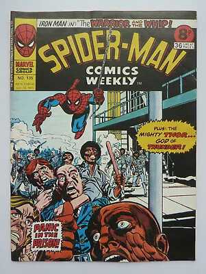 Buy Spider-Man Comics Weekly #135 Marvel Comics Group UK 13 September 1975 FN 6.0 • 7.25£