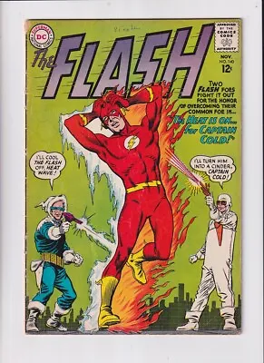 Buy Flash (1959) # 140 (3.5-VG-) (1004650) 1st App. Heat Wave, Writing On Cover 1963 • 63£