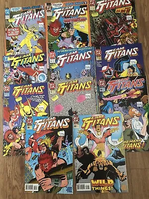 Buy TEAM TITANS Job Lot 11 Comics 1992/3/4 • 7.50£