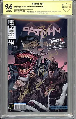 Buy Batman 68 - Italian Lucca Comics Exclusive Signed By Lacuna Coil, Tomasi & King • 779.21£