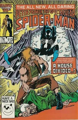 Buy 1985 Marvel - Spectacular Spider-Man # 113 - Cameo Foreigner - Great Condition • 5.11£