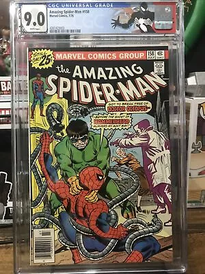 Buy Amazing Spider-Man #158 (1976) CGC 9.0 Doctor Octopus & Hammerhead Appearances • 98.74£