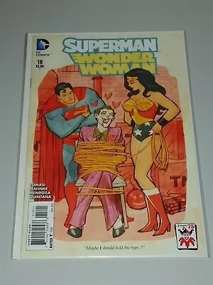 Buy Superman Wonder Woman #18 Joker Variant Nm (9.4 Or Better) Dc Comics August 2015 • 7.14£