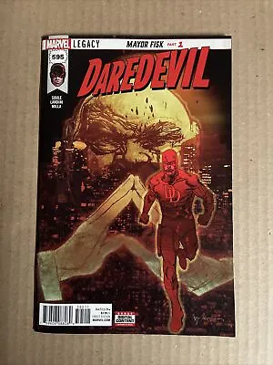 Buy Daredevil #595 Sienkiewicz Cover First Print Marvel Comics (2017) Mayor Fisk • 3.95£