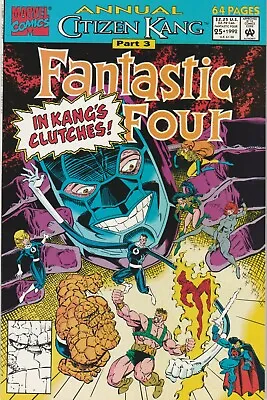 Buy Fantastic Four Annual #25 (Marvel 1992) Giant-size KANG AVENGERS Mint Condition • 20£