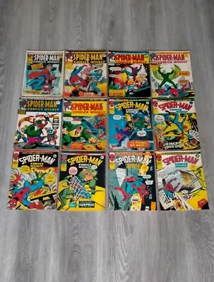 Buy X12 SpiderMan Marvel 1975 Comic Bundle 46 55 59 65 76 80 97 106 107 108 112 113  • 27.50£