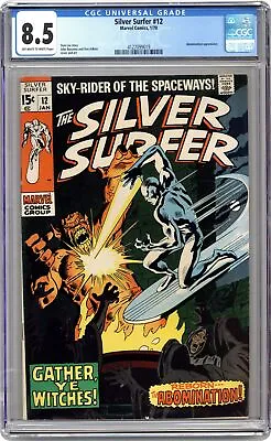Buy Silver Surfer #12 CGC 8.5 1970 4127099019 • 149.61£