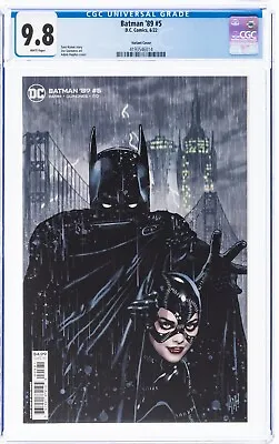 Buy 🔥 Batman '89 #5 CGC NM/MT 9.8 1st Print 2022 Adam Hughes Variant Cover Issue • 69.66£