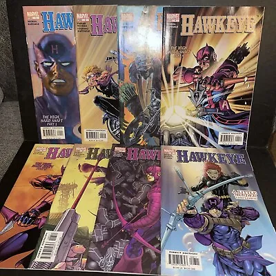 Buy Marvel Comics Hawkeye #1 2 3 4 5 6 7 8 Complete 1-8 Run 2003 Avengers • 12.95£