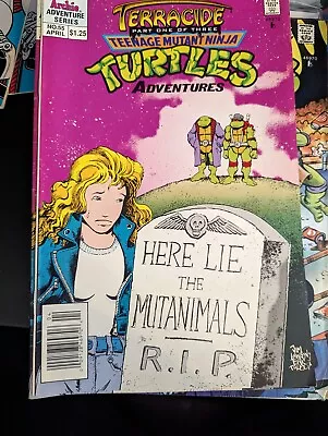 Buy Teenage Mutant Ninja Turtles Adventures #55 VF  Newsstand Variant Archie 1994 • 7.12£